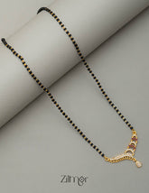 SG101372 - AD Stone Pendant Mangalsutra Necklace 1-Zilmor