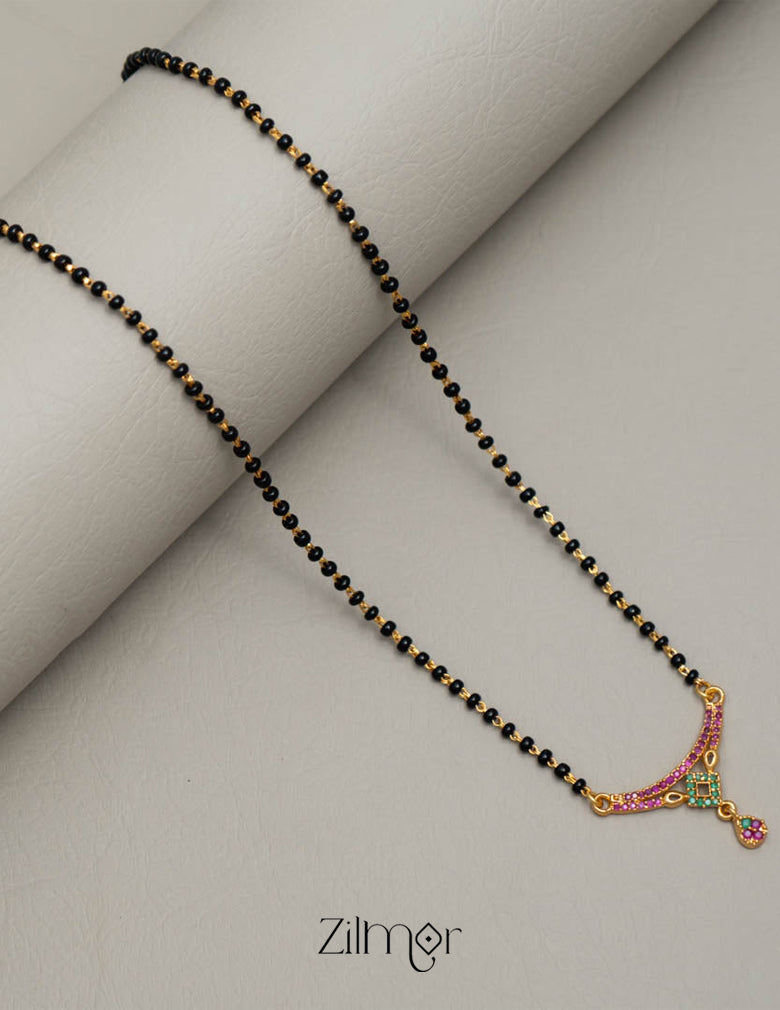 SG101432 - AD Stone Pendant Mangalsutra Necklace 1-Zilmor