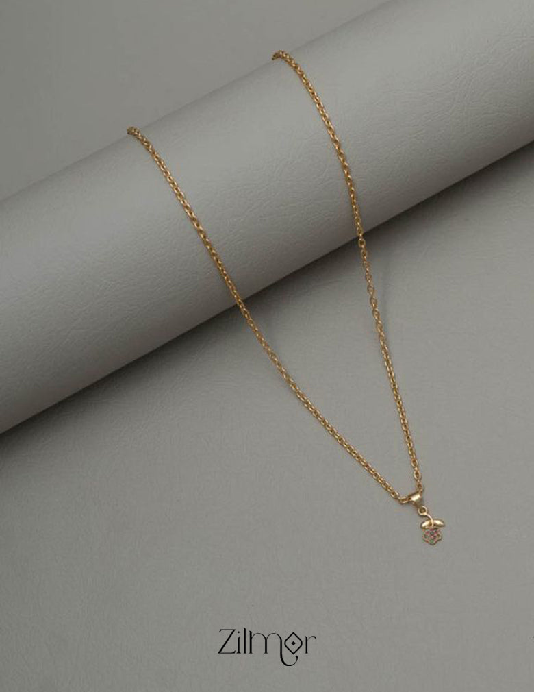 SG101439 - Daily Wear Simple Pendant Necklace 3-Zilmor