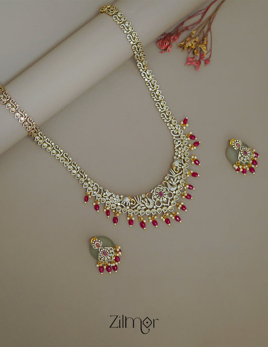 SN1011479 - Premium Antique Ruby Victorian Haram Set 1-Zilmor