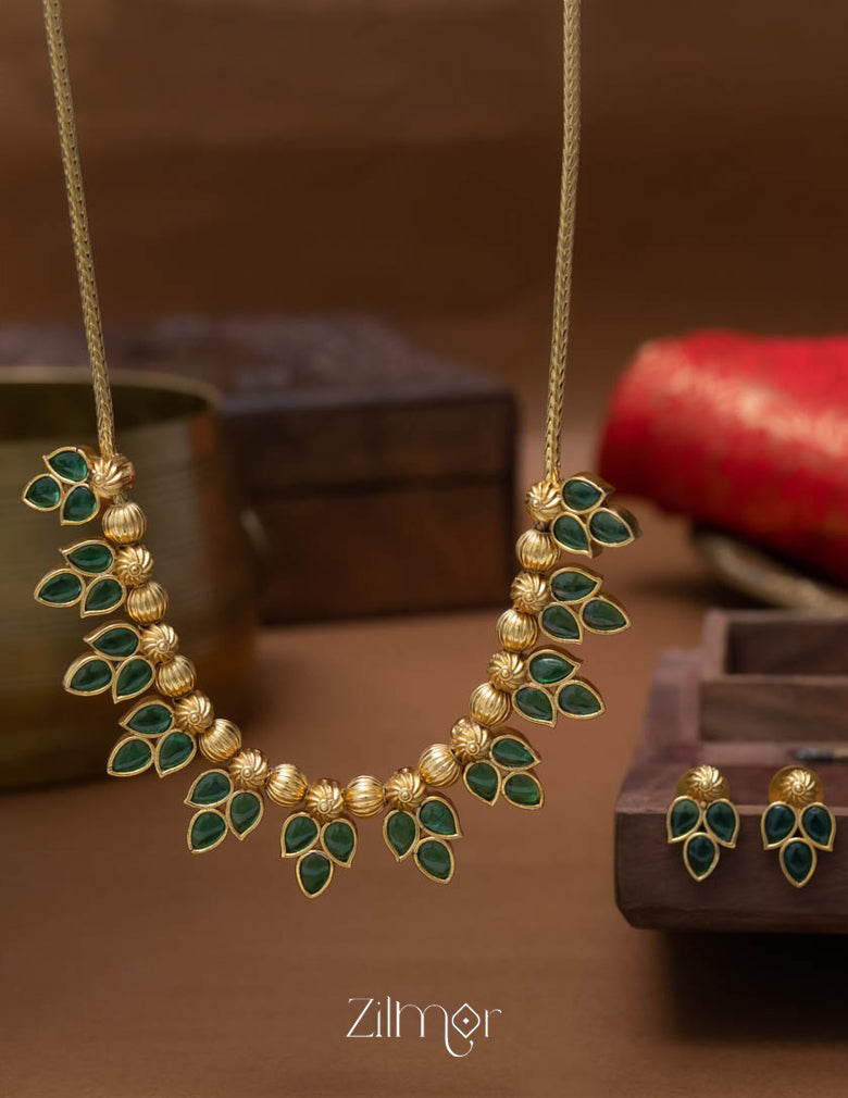 SN101784 - Antique Necklace Earrings Set 1-Zilmor