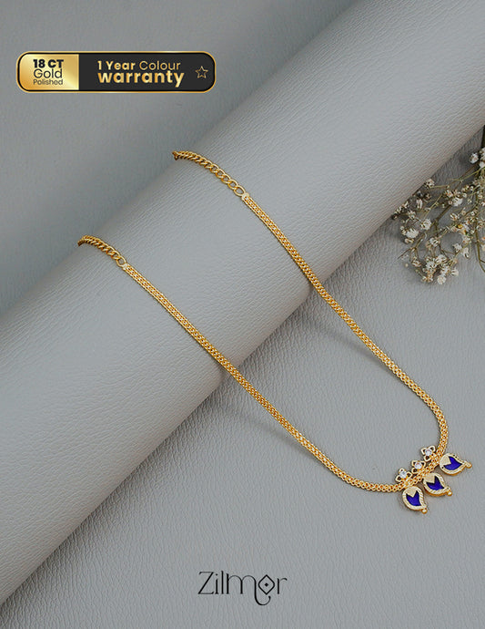 Simple Mango palakka necklace - KY100835 1-Zilmor