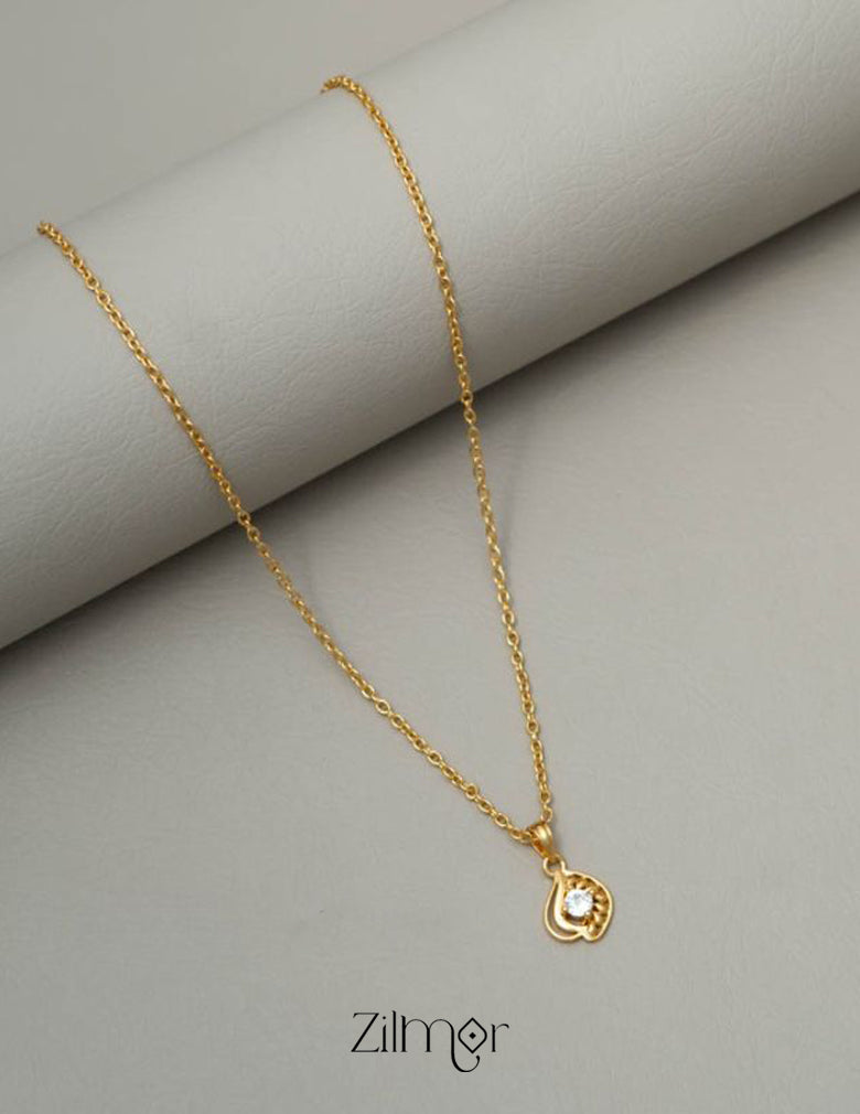 Simple pendant Necklace SG100294 – Zilmor - Main Image
