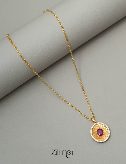 Simple pendant Necklace - SG10070 2-Zilmor