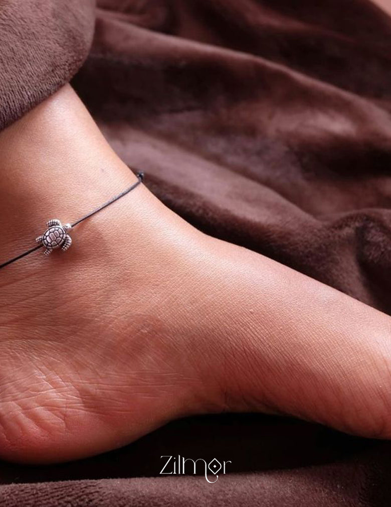 Tortoise Charm Anklet 2-Zilmor