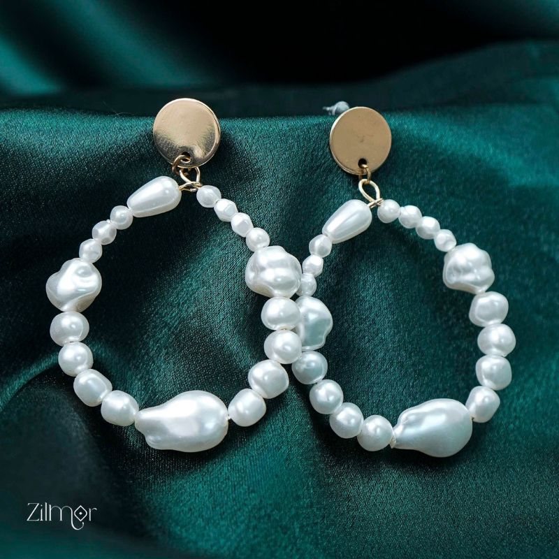 Baroque Pearl Drop Earrings - PT100382