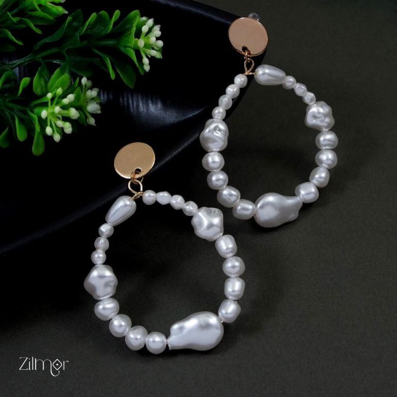 Baroque Pearl Drop Earrings - PT100382