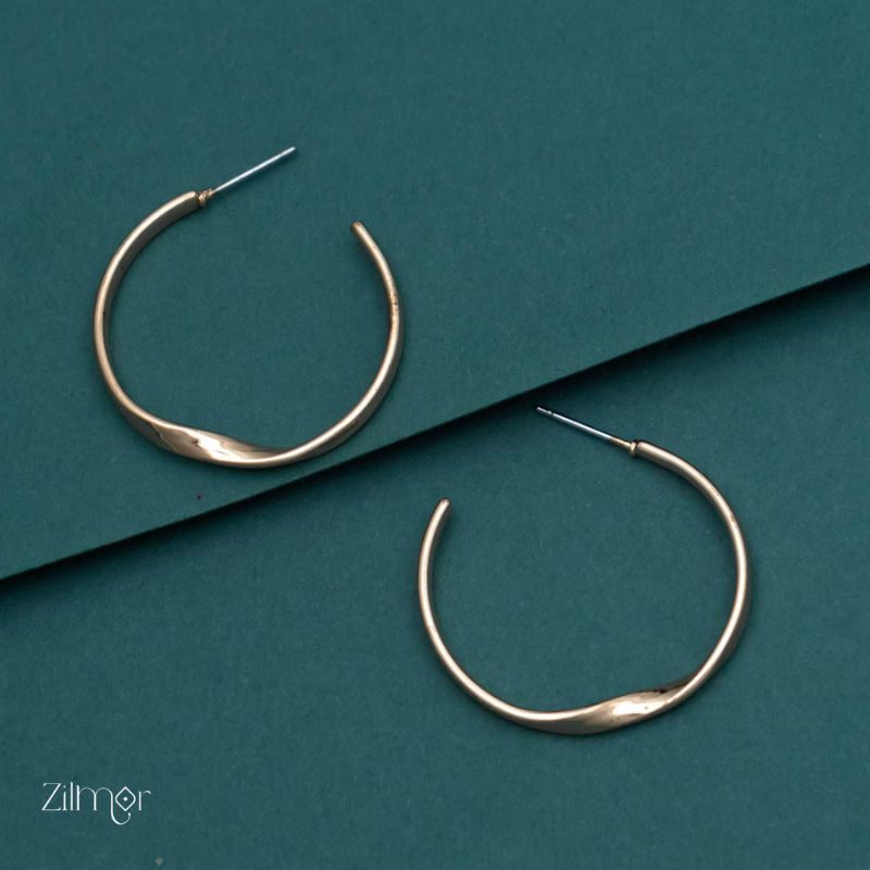 Simple Hoops Earrings - PT100388