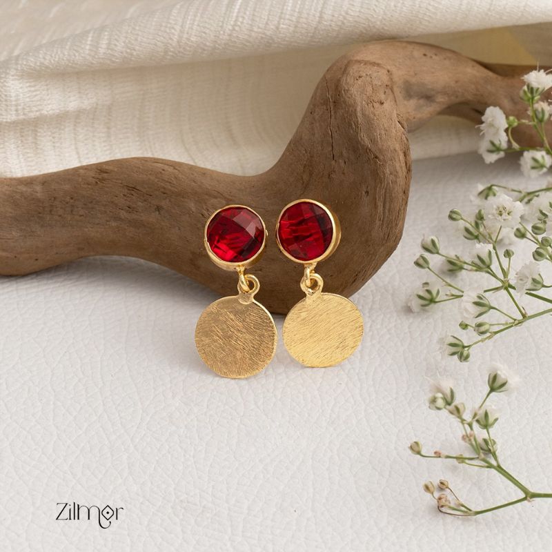 Symphony Glossy Stone Earrings - AS100703