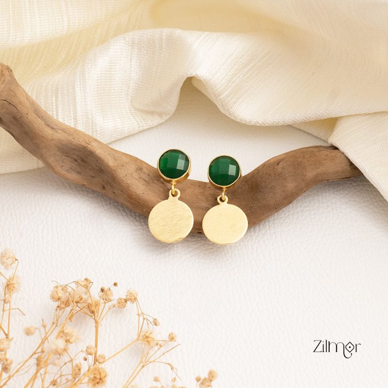 Symphony Glossy Stone Earrings - AS100703