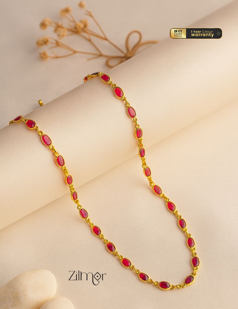 SG1011790 - Semi Precious Stone Long Necklace (color option) 1-Zilmor