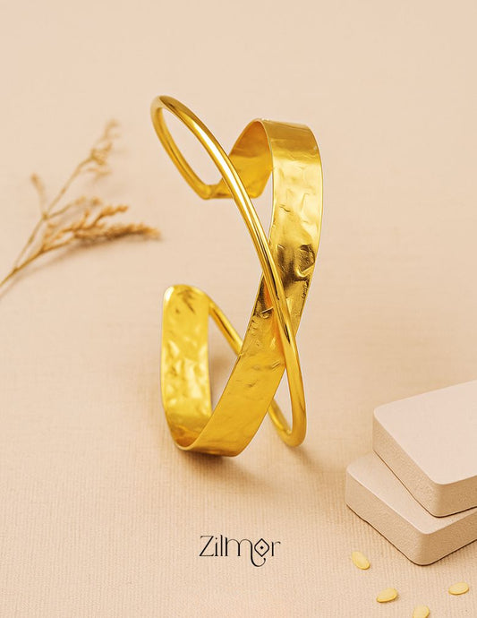 AS1011859 - Cross Cuff Adjustable Bangle 1-Zilmor