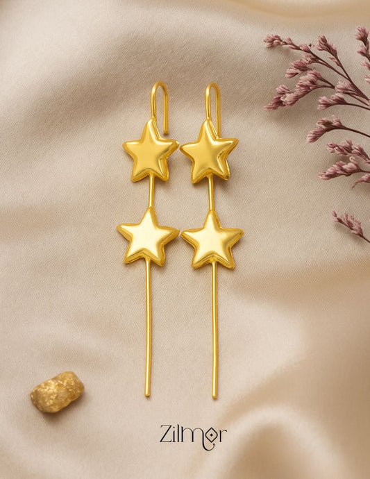 ZA1011872 - Double Star Long EarCuff 1-Zilmor