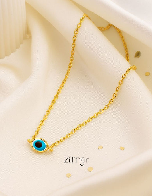AS101233 - Simple pendant Evil Eye Necklace 1-Zilmor