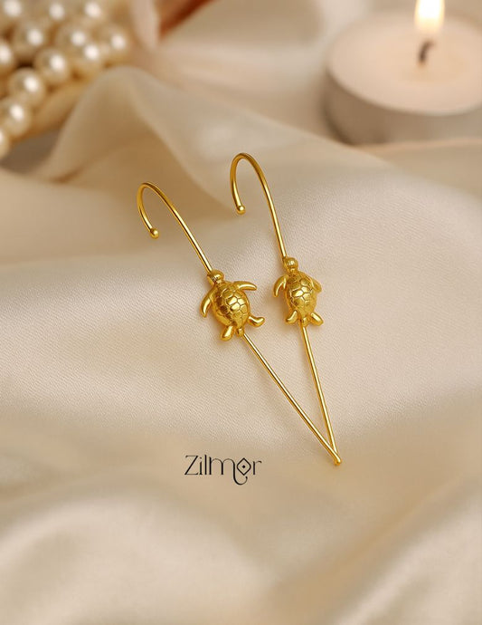 AS1011743 -Tortoise earcuff Earrings 1-Zilmor