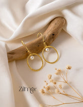 Dangler Baroque Pearl Earrings - AS100829 1-Zilmor