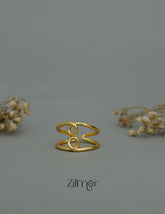 ZA1011155 - Multi layer Geometric Adjustable Ring 1-Zilmor