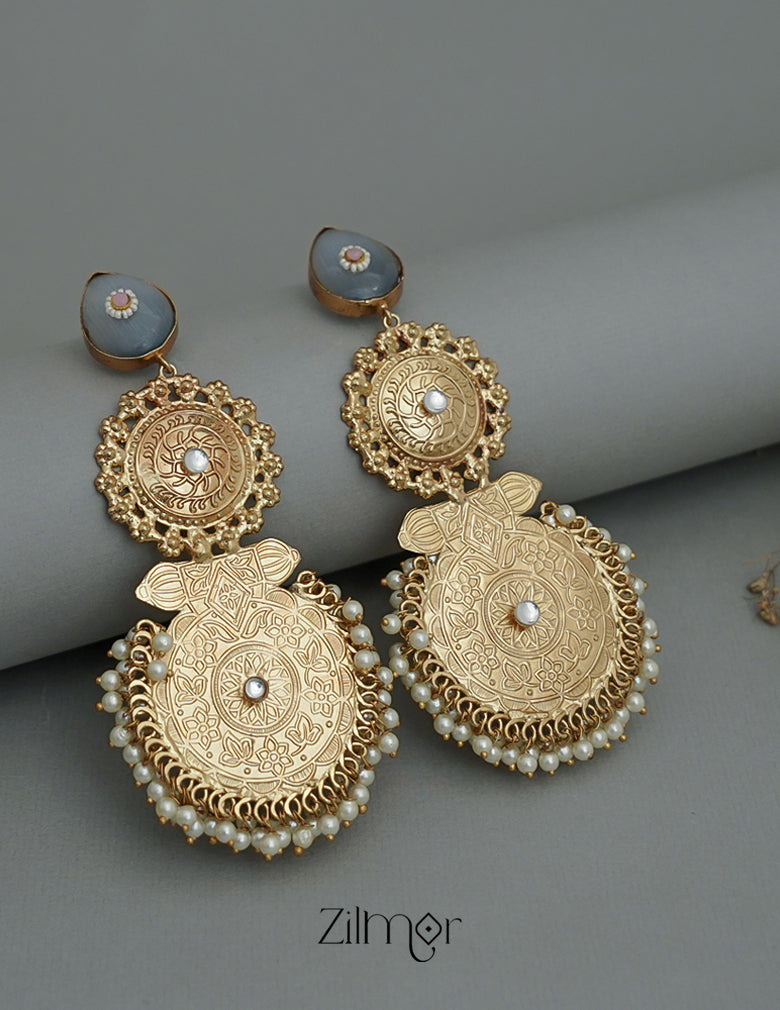 ZA1011162 - Royal Pearl Drop Earring