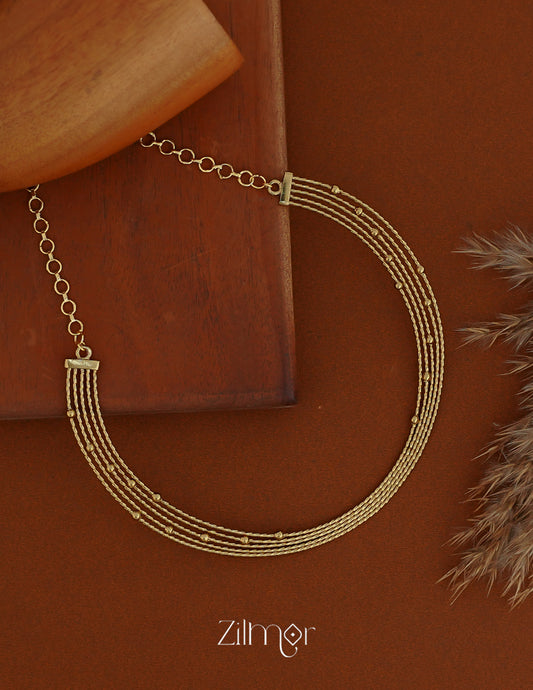 Antique Collar Multi Layered Hasli Necklace for Women