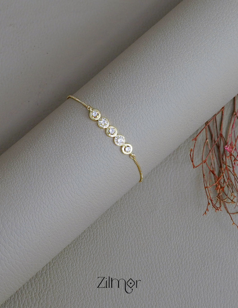 ZH1011734- AD Stone Adjustable Anti Tarnish Bracelet