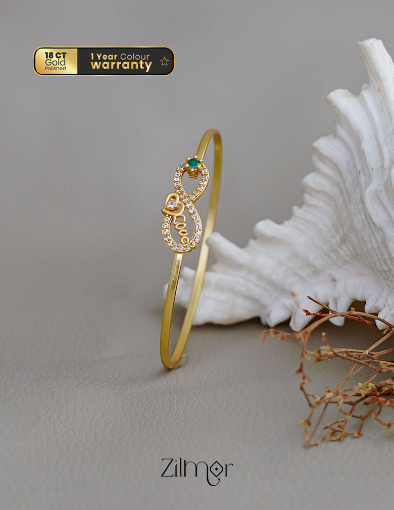 KF101240 - Gold Plated Openable Bangle 7-Zilmor