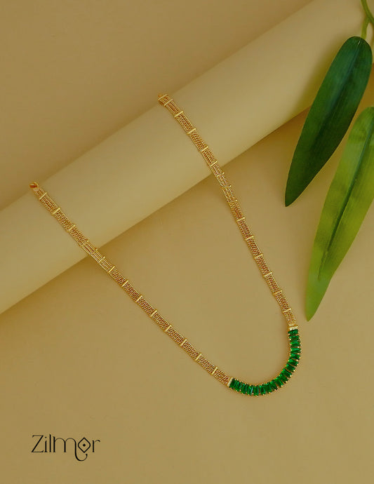 KT1011956 - Anti tarnish CZ Diamond Necklace