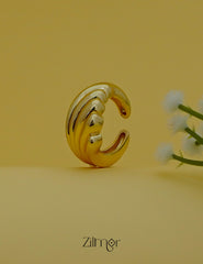 ZC1012050 - Anti Tarnish Modern Adjustable Ring