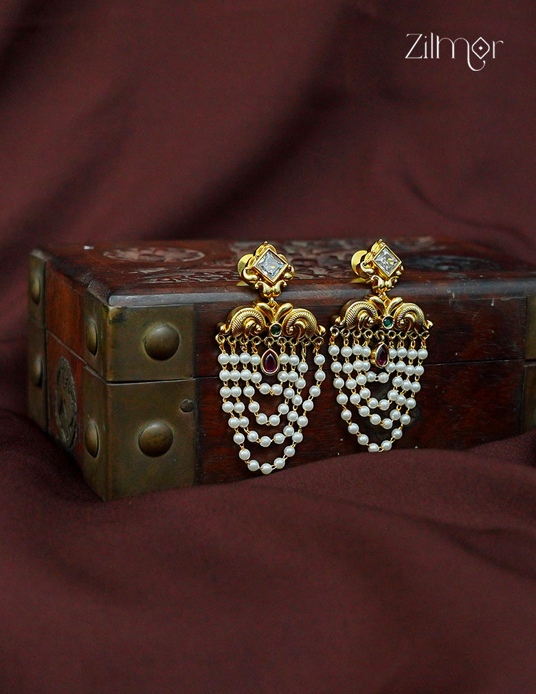 SN101670 - Antique  Pearl Earrings