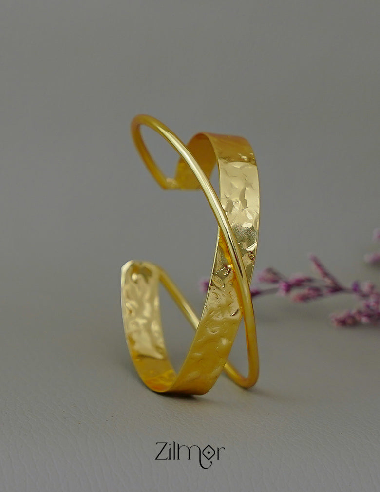 AS1011859 - Cross Cuff Adjustable Bangle 2-Zilmor