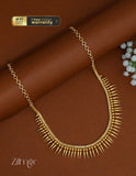 PP100123 - Gold tone Mullamottu mala choker 3-Zilmor