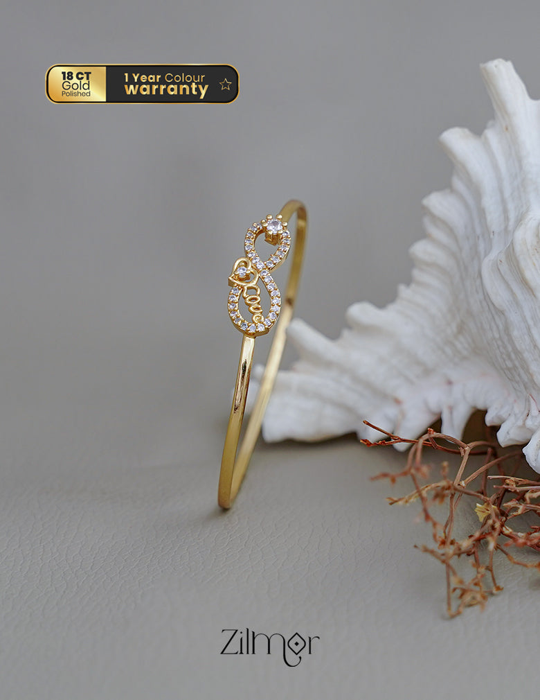 KF101240 - Gold Plated Openable Bangle 9-Zilmor
