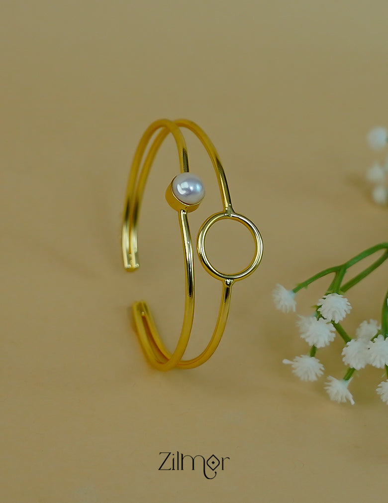 AS1012146 - Pearl Adjustable Bangle – Stylish Everyday Jewelry