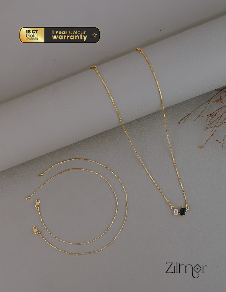 KY1011789 - Simple pendant Necklace & pair Anklet Combo 5-Zilmor