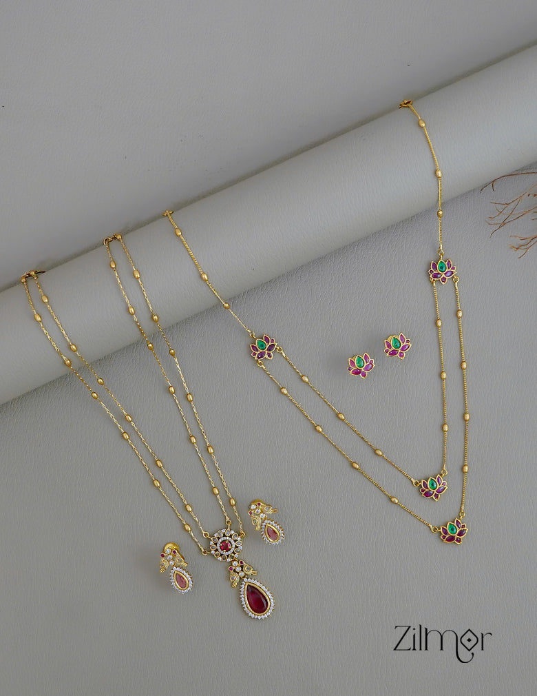 KY1011771- Premium Antique Necklace combo 1-Zilmor