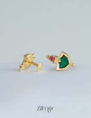 PP101871 - Gold Plated Palakka Earrings 2-Zilmor
