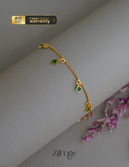 TR101711 - Gold Toned Stone Bracelet 2-Zilmor