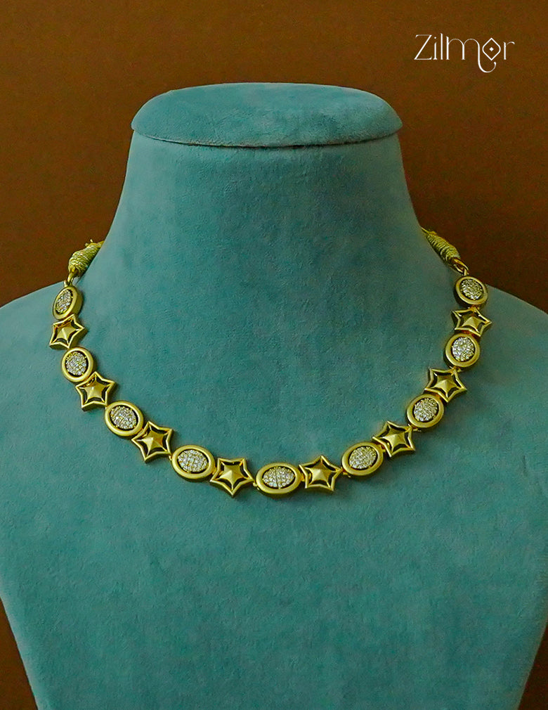Premium Antique AD Stone  Necklace - CL1012074