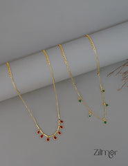 KY1011829 -Gold tone Simple Necklace combo 1-Zilmor
