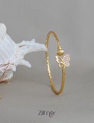 KI101059- AD Stone Adjustable Bangle 1-Zilmor