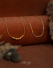 Daily Wear Anti-Tarnish Necklace Combo – 18K Gold Plated
