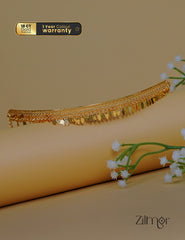KY1011830 - Gold plated Bridal ElakkaThali choker
