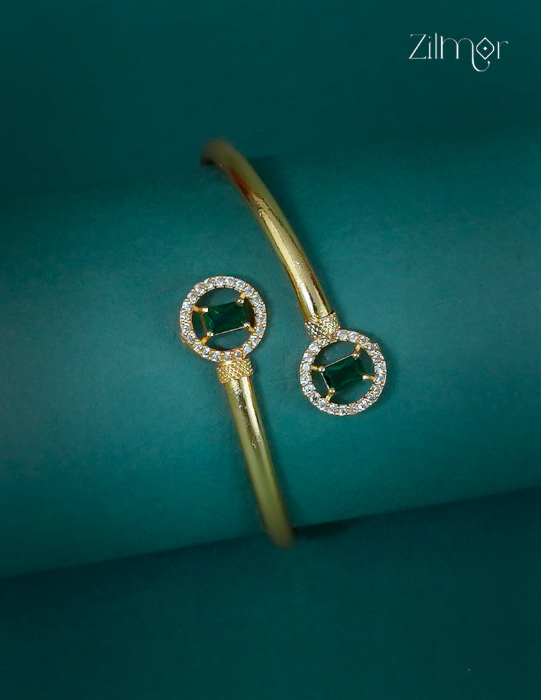 Gold Plated Adjustable Bangle - CL1012233