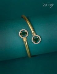 Gold Plated Adjustable Bangle - CL1012233