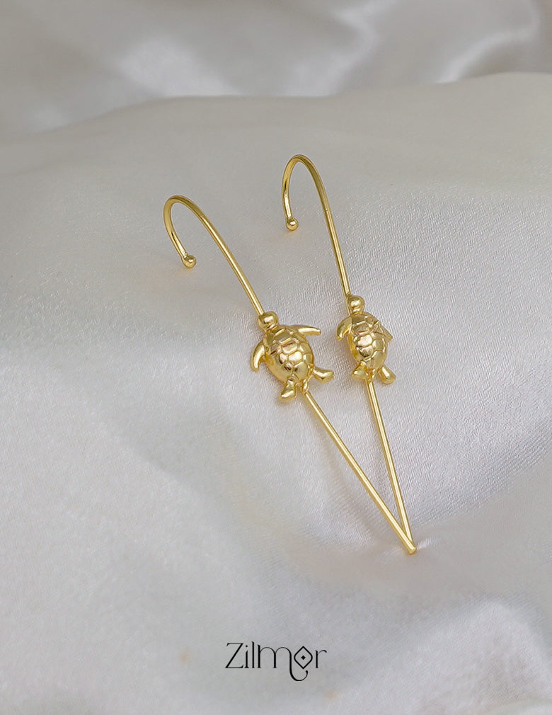 AS1011743 -Tortoise earcuff Earrings 2-Zilmor