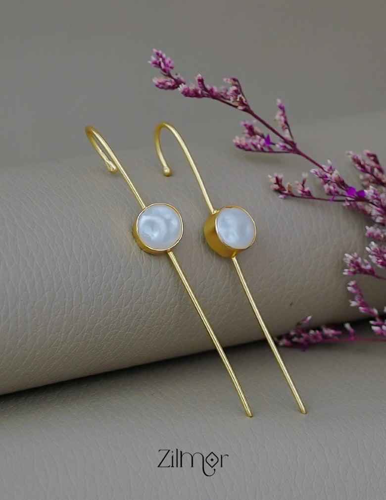 AS1011857- Pearl earcuff Earrings 2-Zilmor