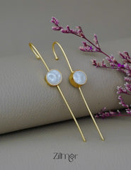AS1011857- Pearl earcuff Earrings 2-Zilmor