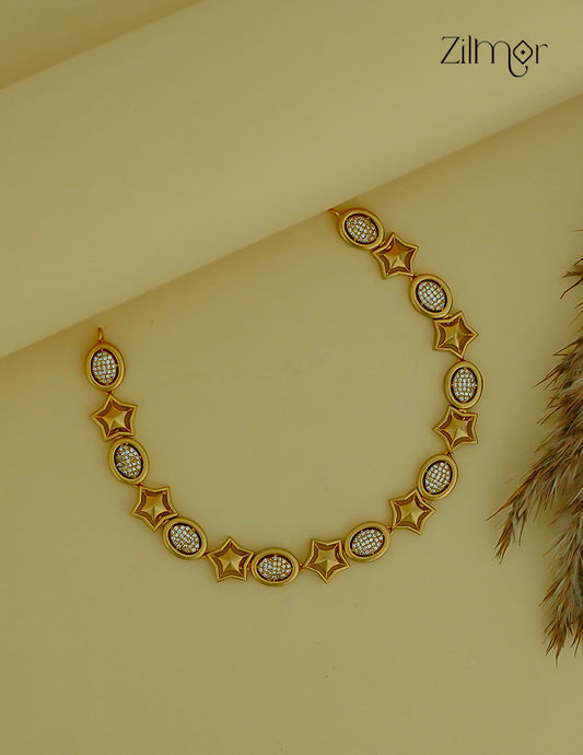 Premium Antique AD Stone  Necklace - CL1012074