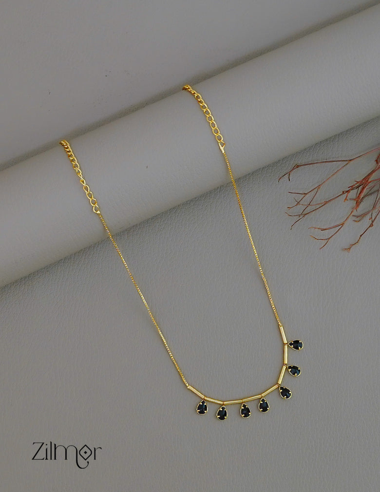 PE101657  - Gold tone Simple Necklace 11-Zilmor