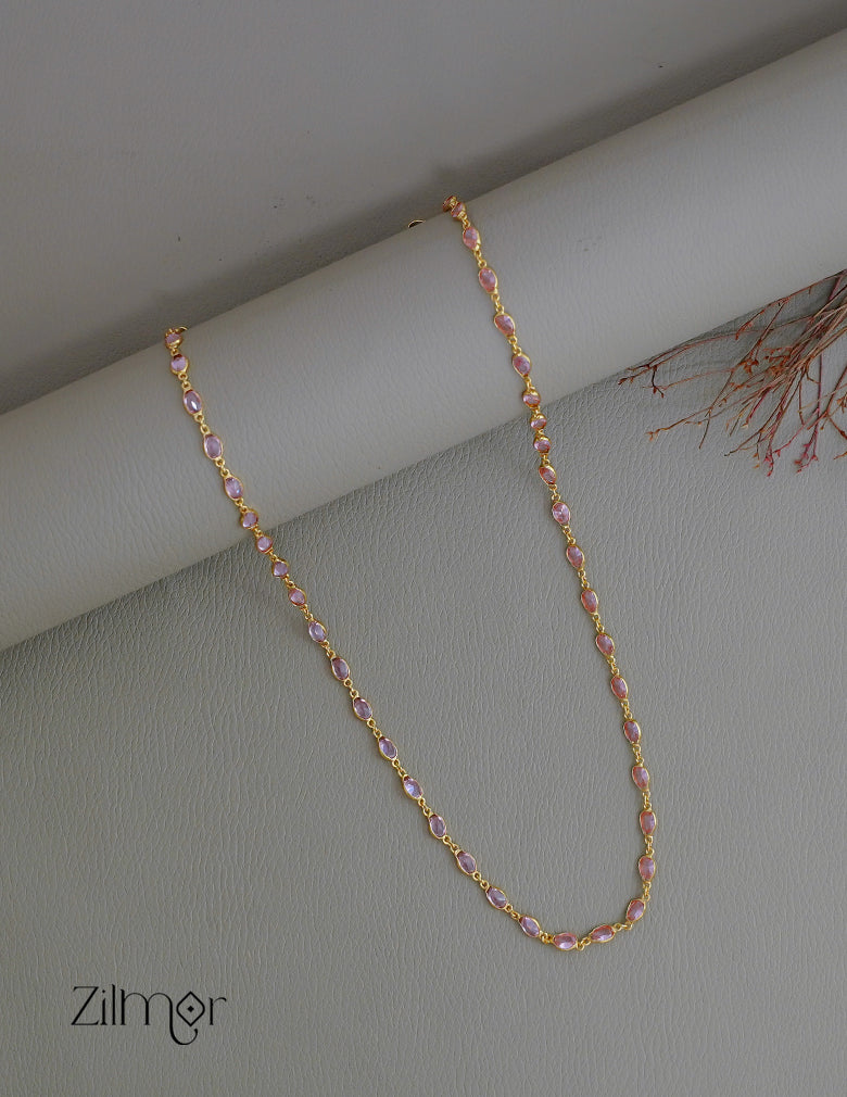 SG1011790 - Semi Precious Stone Long Necklace (color option) 3-Zilmor