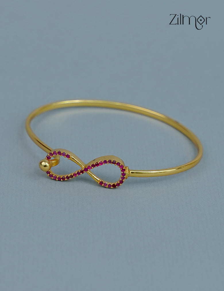 Gold Plated Openable Bangle - CL1012247